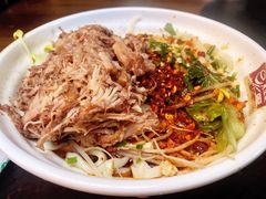 腊汁肉油泼面-老陈婆手工面庄