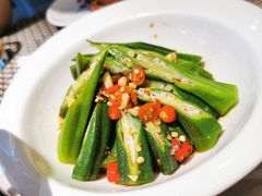 凉拌秋葵-阿杜打边炉(五江天街店)