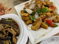 溜肉段-叶存利海鲜大馅饺子(海宁路总店)