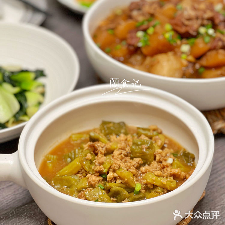 家常菜｜肉末苦瓜煲