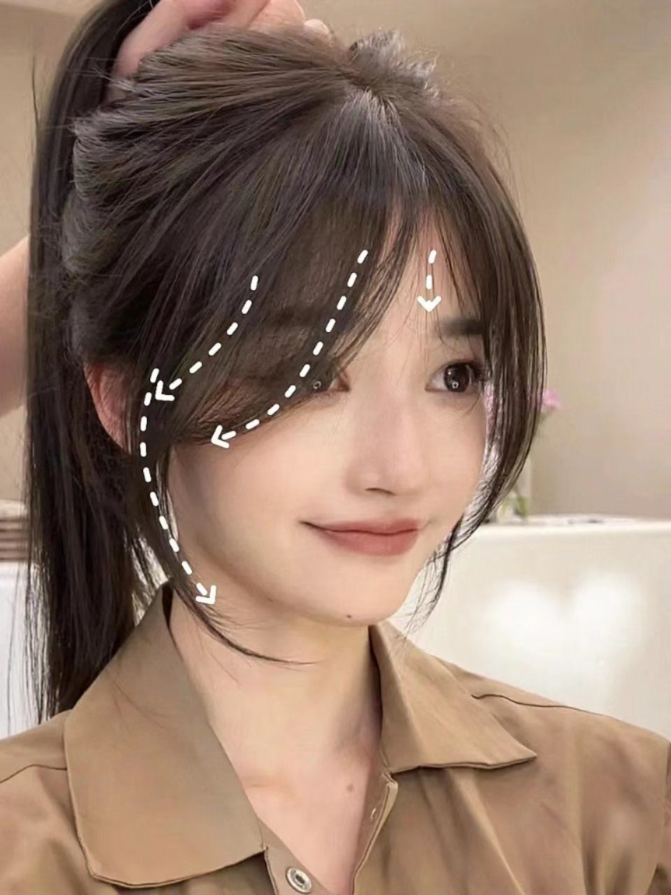 网红法式刘海