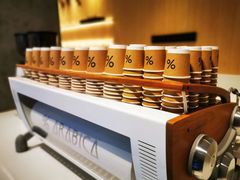 自助调料区-% Arabica阿拉比卡咖啡烘焙工坊