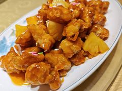 菠萝咕噜鸡丸子-倍儿美海鲜排挡·非遗海鲜蒸饺(洋货店)