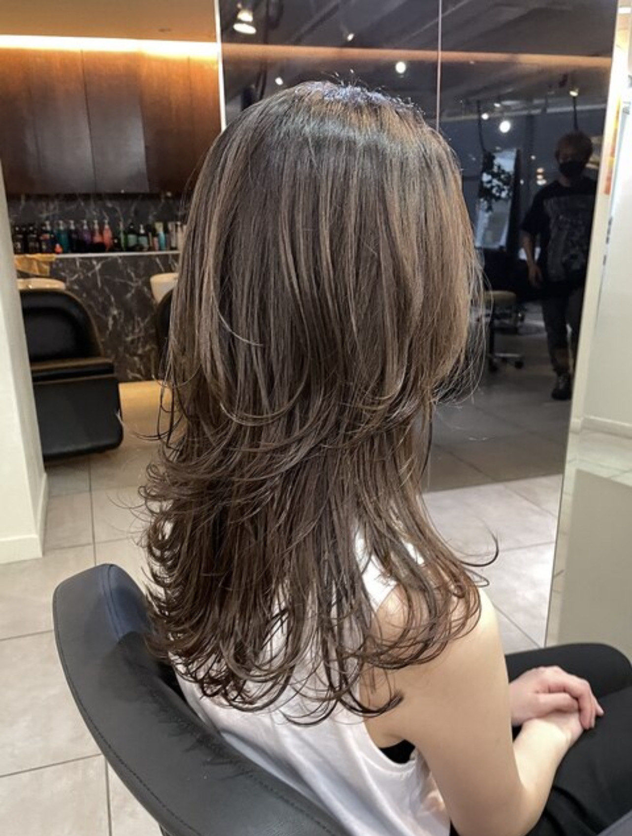 中发高层次发尾烫