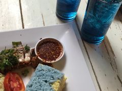 -蝶豆花蓝面条