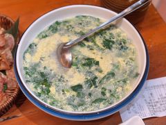 野荠菜炖土鸡蛋-老滇山寨•云南特色菜•地方菜•民族风情歌舞表演(金碧店)