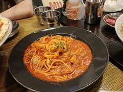 海鲜番茄意面-机器人火炉披萨