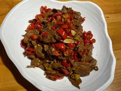 小炒黄牛肉-香鼎坊江西菜(国奥店)
