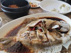 清蒸牙片鱼-渔家颂歌渔家味道(青石路店)