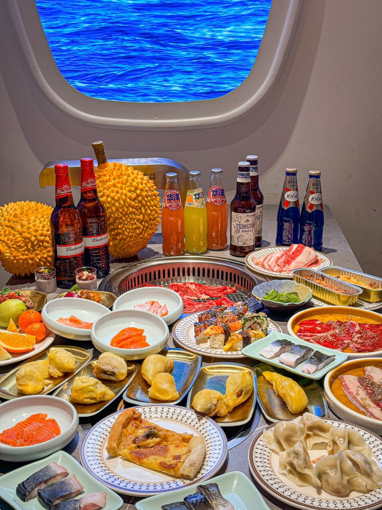 沉浸式邮轮🛳场景 人广超值自助餐