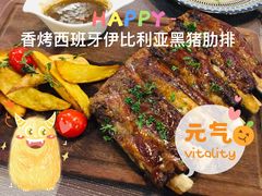 香烤伊比利亚黑猪肋排-LA CREPERIE BRETONNE布列塔尼法式餐厅(天童北路店)