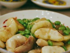 菱肉炒毛豆-老品芳