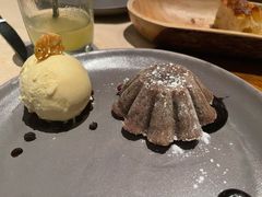 JG巧克力蛋糕，意式香草冰淇淋-Mercato莫卡多露台餐厅与酒吧(K11店)