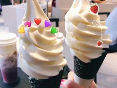 焦糖海盐冰淇淋-喜茶(上海五角场万达店)