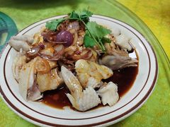 葱油淋鸡-龙华酒家