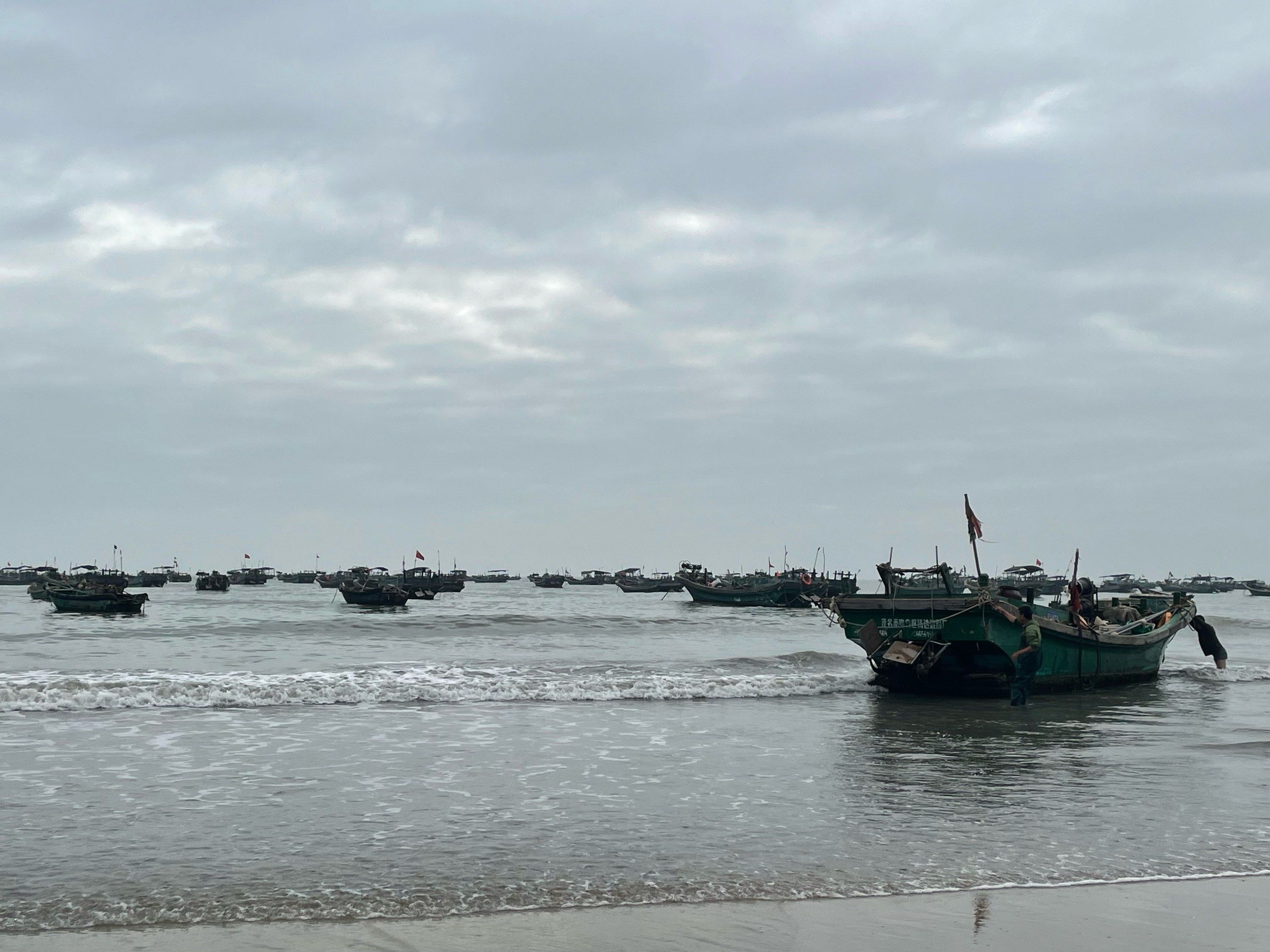 电白最热闹的海边,买海鲜赶海!
