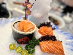 三文鱼刺身-茅庐·川粤精品私房菜(金沙遗址店)