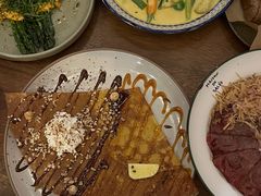 榛子巧克力焦糖黄油可丽饼双拼-salée