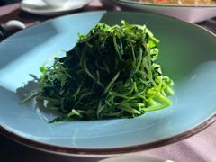 清炒豌豆苗-羲和雅苑•北京烤鸭(平安国际金融中心店)