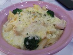 芝士焗奶油白汁鸡肉蘑菇-丽莎沙拉轻食餐厅(国贸店)