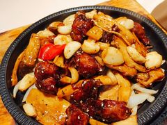铁板火焰牛肉粒-乾园(恒隆广场店)
