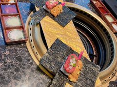 海胆生牛肉手卷-老乾杯和牛烧肉(王府中环店)