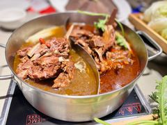 羊蝎子鸳鸯特大锅-蝎王府羊蝎子(西直门店)