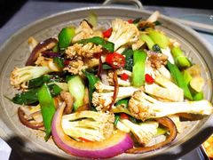 小炒有机菜花-雲蜀龙阁·金牌水煮鱼(方庄店)