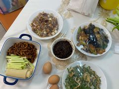 砂煲扁豆丝-北平小馆·烤鸭·家常菜(磨房北里店)