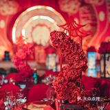 WE婚礼企划丨锦瑟流年 丨红色中式婚礼