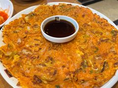 泡菜饼-喇喇排骨火锅·传统韩式脊骨汤(望京西园总店)