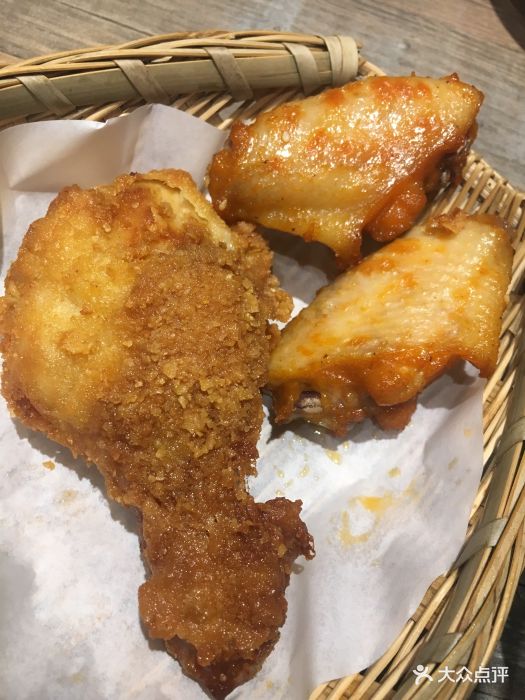 好人民间小吃(无刺酸菜鱼)-奥尔良翅中图片-杭州美食-大众点评网