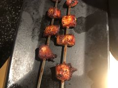 烤猪颈肉-烤匠麻辣烤鱼(环球中心店)