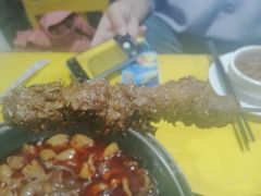 -老红桥炸灌肠牛肚锅烧烤(定福庄店)