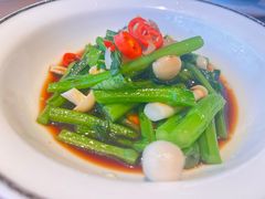 干葱菌菇灼菜心-太二酸菜鱼(天鹅湖万达店)