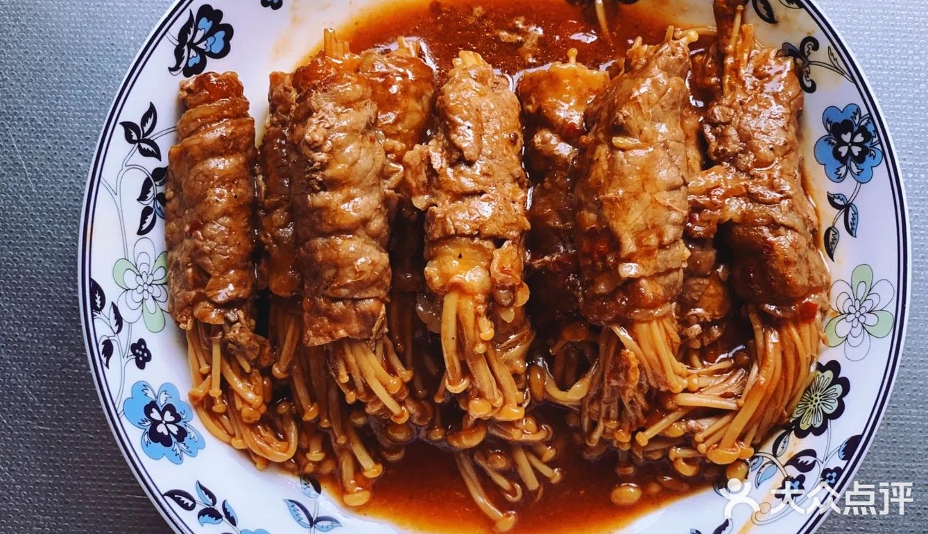 自制便当|🍱肥牛金针菇盖饭