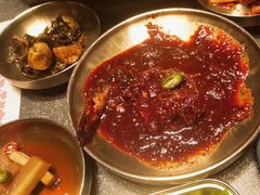 -草家酱蟹炭火烤肉店(珲春南路二店)