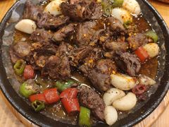 料理烤嫩鸡心-老东镇啤酒屋海鲜加工·蒸汽海鲜·海鲜烧烤(台东店)