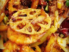 干锅牛肉虾（大份）-干锅鱼庄(北京荟聚西红门购物中心店)