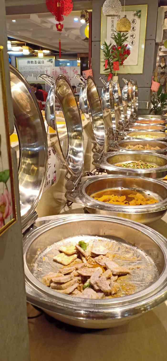 观自在素食馆-"大肚的我带住爸妈一齐来吃,因为系屋企附.