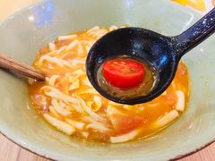 蕃茄菌菇鸡蛋面-陳八两面家(滨江天街店)