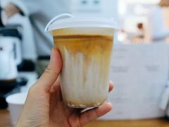 红豆沙拿铁-Line 咖啡(石厦花园店)