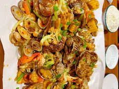 -东来菜馆•手抓海鲜家常菜•海鲜锅贴