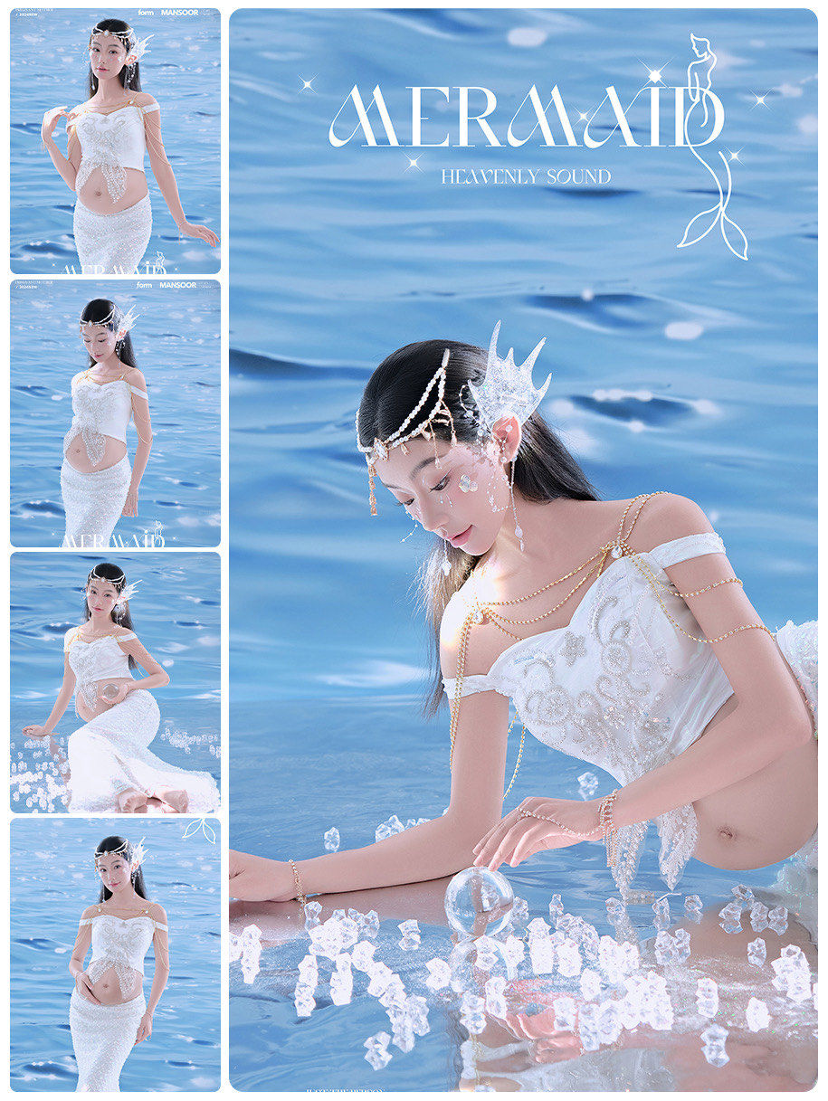 连云港孕妇写真✨真的有被这组人鱼姬美到