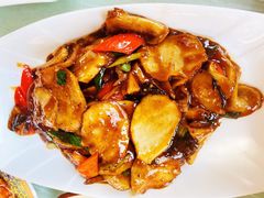 鹅肝酱炒杏鲍菇-烤肉季饭庄