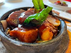 石锅烹银鳕鱼-玫瑰厅上海菜(兴国路店)