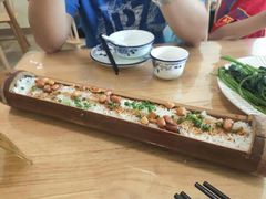 -竹语饭香·原生态农庄·烧鸡·竹筒饭·河鲜(森林海白水寨店)