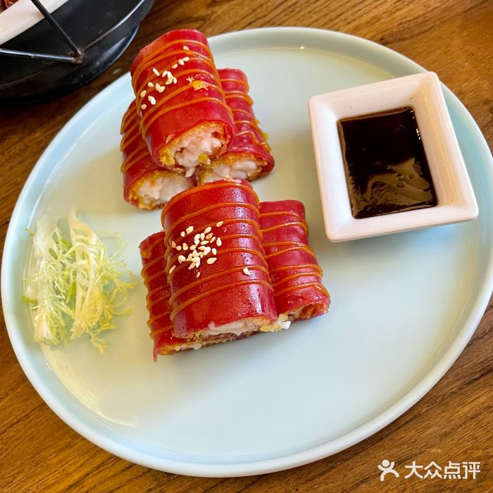 十二悦厨·茶餐厅(比斯特上海购物村店)金沙鲜虾红米肠图片