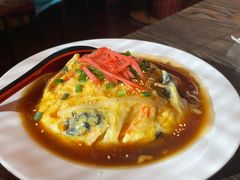 天津饭-拉面莊夢語＆中华料理八椿