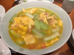 河虾丝瓜烩蛋角-三凤酒家·百年无锡菜(清扬茂业店)